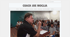 Desktop Screenshot of coachjoemoglia.com